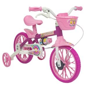 BICICLETA R12 BEBITOS FLOWER NATHOR