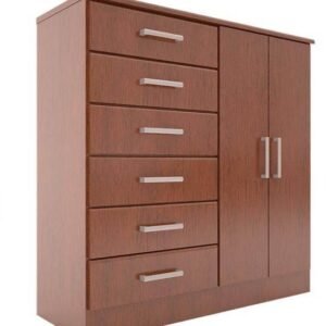 CHIFONIER ORLANDI 120 6CAJ 2PTAS MOGNO