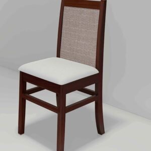 SILLA PACIFICO R/TAPIZ C/ESTERILLA CAOBA