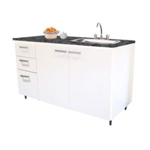 BAJO MESADA PLATINUM 140 BLANCO