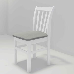 SILLA PINO PINT CORPUS VERTICAL BLANCA