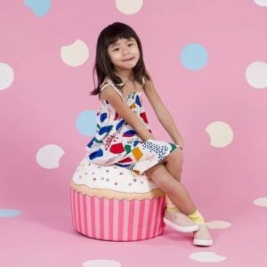 PUFF CUPCAKE ROSA/ROJO PATTAUF