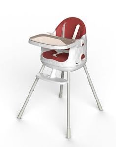 SILLA DE COMER MULTIUSOS ROJO MACROBAB