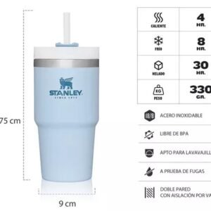 VASO TERMICO STANLEY QUENCHER CELESTE