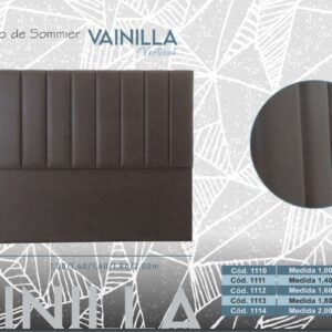 RESPALDO SOMMIER VAINILLA MIXTO 160X140