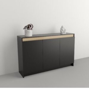 BAHIUT TABLES CERRADO 3PTAS NEGRO OLMO