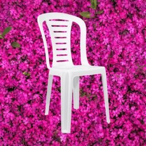 SILLA PVC REINA PRAGA BLANCA