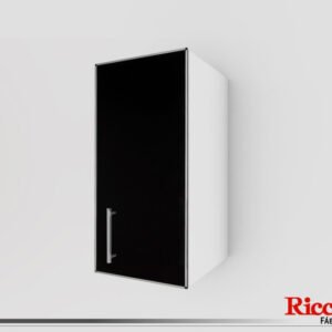 ALACENA LUGANO 040 NEGRO ALUM