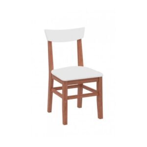 SILLA MEDIT ESCANDINAVA TAPIZ CAOBA