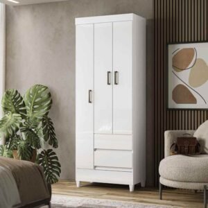 ROPERO FIT 3.2 C/PIES BLANCO