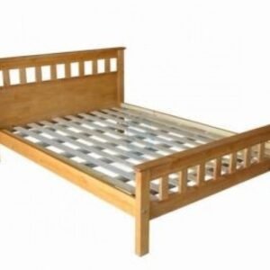 CAMA CRAVERO 140 C/PIECERA ALTA MIEL