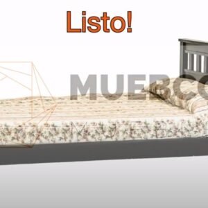 CAMA CRAVERO 140 C/PIECERA ALTA CEDRO