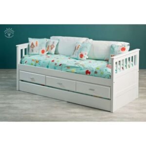 CAMA CAPITAN FULL BLANCO CRAVERO
