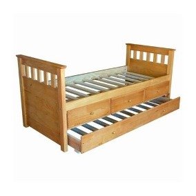 CAMA CAPITAN FULL MIEL CRAVERO