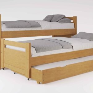 CAMA TRIPLE PINO PINT PACIFICO MIEL