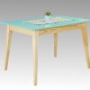 MESA ORIENTAL AERO 150X80 BLCO/CAOBA