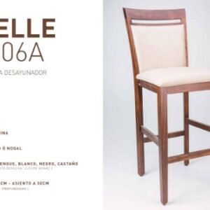 BANQUETA DIMADERA 306A LATTE MIEL