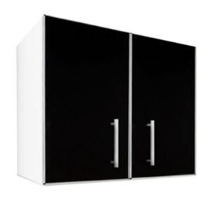 ALACENA LUGANO 080 NEGRO ALUM