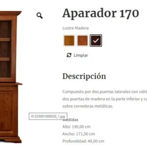 MODULAR PATRIA TRADICION 170X190 CAOBA