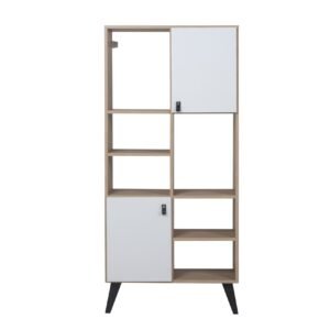 BIBLIOTECA 6E 2P LEGGERO RK NAT/BCO TX