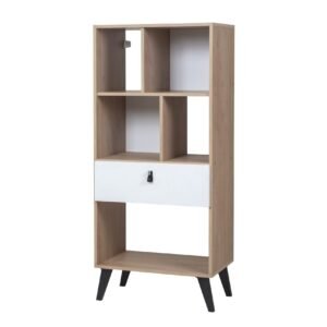 BIBLIOTECA 5E 1C LEGGERO RK NAT/BCO T