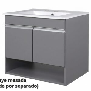 VANITORY ESSENZA 600 FLOT 2P 1E GRIS MAC