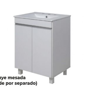 VANITORY ESSENZA 600 DE PIE 2P BLCO