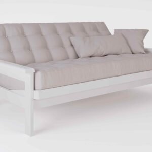 FUTON INMACOL SIN ALMOHADON BLANCO