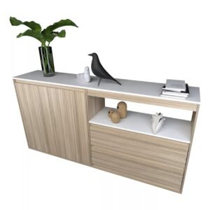 BAHIUT TABLES 1.745M 2CAJ 2PTA COCO BOLO