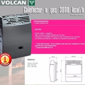 CALEFACTOR VOLCAN 3800 TBU