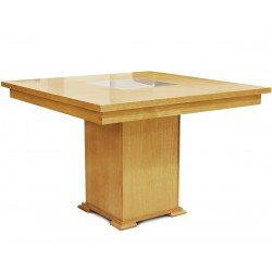 MESA PATRIA EURO 120X120 B/CENTR MIEL