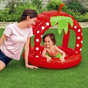 PILETA BESTWAY CON TECHO FRUTILLA