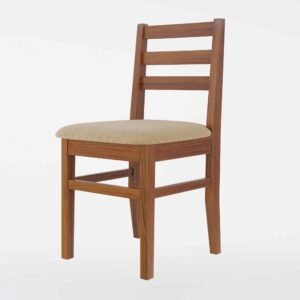 SILLA INMACOL ATLANTICO TAPIZADA CAOB