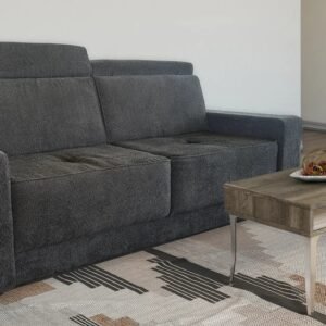 SOFA VOLENTIERA DIVANO BOUCLE PLOMO 2.35