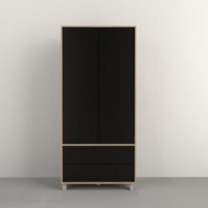 ROPERO TABLES 0.86MT 2PTA 2CAJ COMBINAD