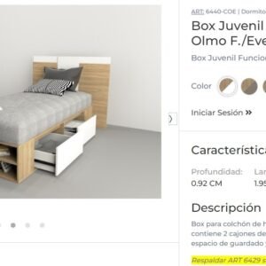 BOX JUVENIL TABLES 090MT 4CAJ COMB