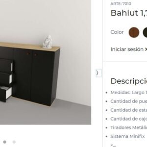 BAHIUT TABLES 175 3PTAS 4CAJ COMB
