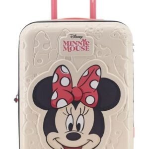 VALIJA 20 ABS+UV DORADA MINNIE