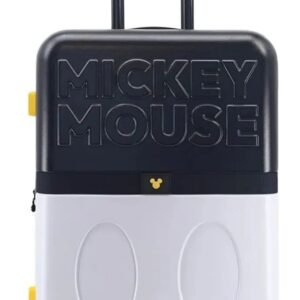 VALIJA 20 ABS/PC NEGRA BLANCA MICKEY
