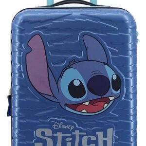 VALIJA 20 ABS+UV AZUL STITCH