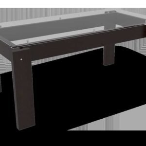 MESA VOLENTIERA VITRO 180 T/VIDRIO WENGU