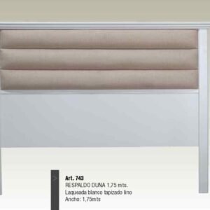 RESPALDO BRISSIO DUNA 175 BLCO TAP LINO