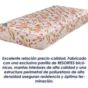 COLCHON 080X23 RESORTES TELA SABANA