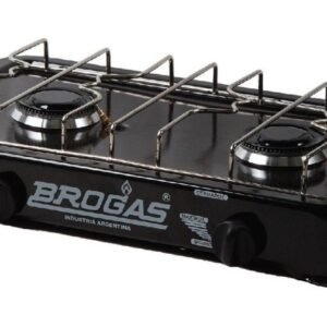 ANAFE BROGAS 2HORN LOZA NEGRA C/TERMOC