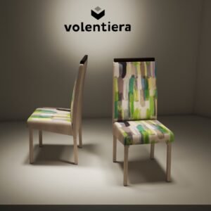 SILLA VOLENTIERA VARENNA PINCELAD VERDE