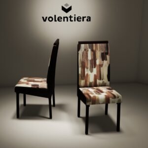 SILLA VOLENTIERA VARENNA PINCELAD CHOCO
