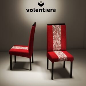 SILLA VOLENTIERA VARENNA ARUBA ROJO