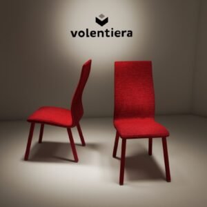 SILLA VOLENTIERA BARI PINCEL ROJO