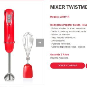 PROCESADORA MANUAL LILIANA TWISTMIX