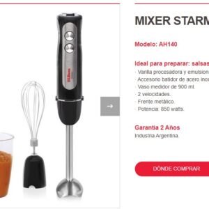 PROCESADORA MANUAL LILIANA STARMIX